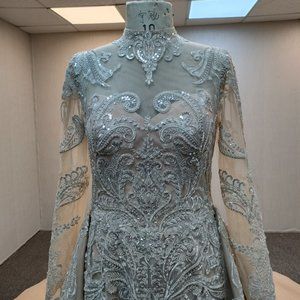 Darius Cordell - Style C2021-MHidalgo - Embroidered long sleeve wedding gown